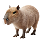 —Pngtree—capybara isolated on transparent background_20109760